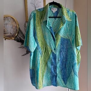 Vintage Oversized Retro Ombre Top